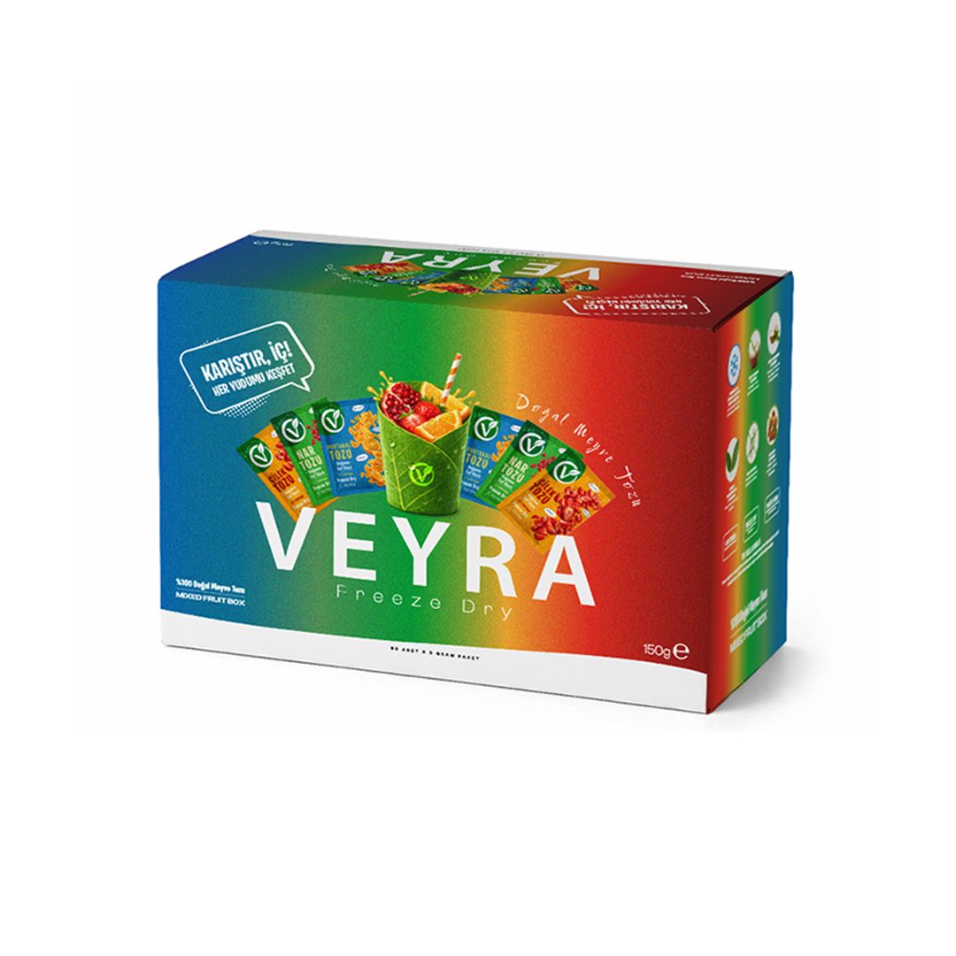 Veyra Mixed Fruit Box 30'lu Meyve Tozu