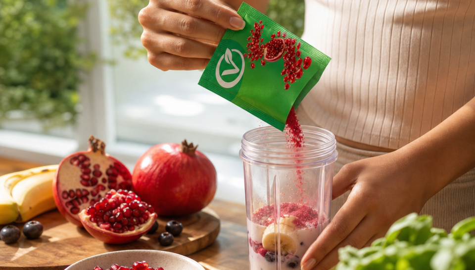 Meyve Tozu ile Adım Adım Smoothie Tarifi